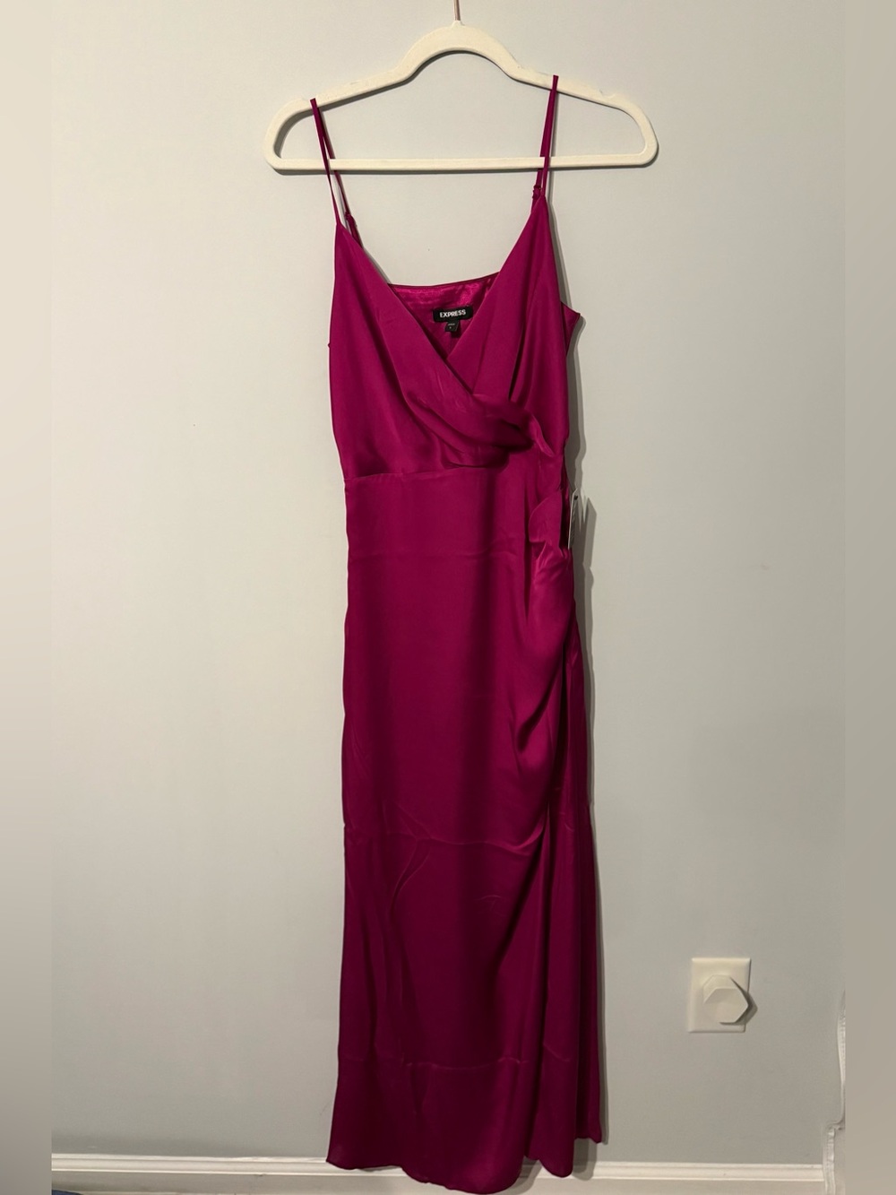Express Maxi Slip Dress in Pink Size Small NWT